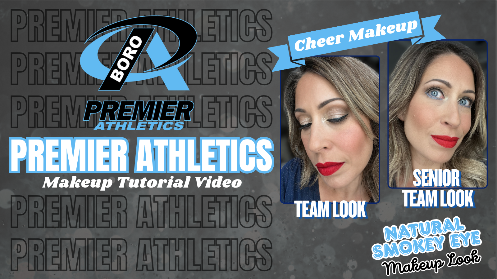 Premier Athletics Cheer Makeup Tutorial | Natural & Soft Smokey Eye
