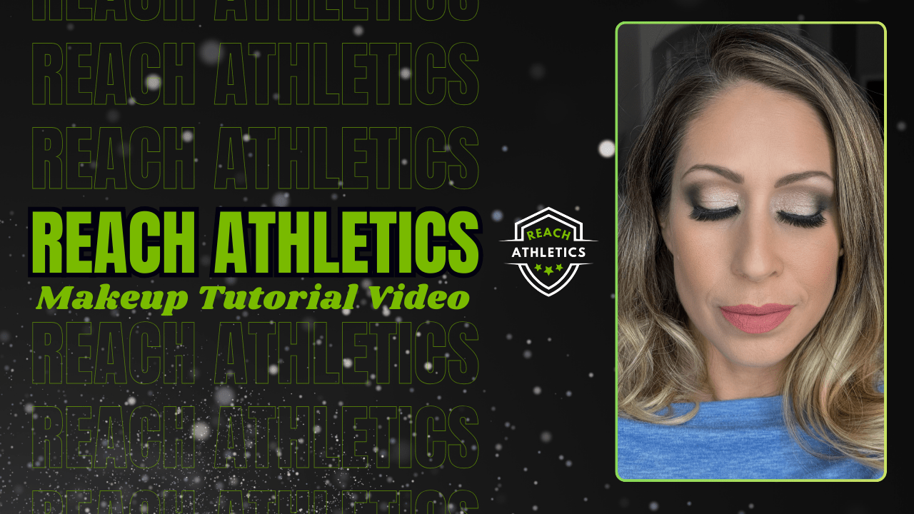 Reach Athletics Cheer Makeup Tutorial Video - Natural Smokey Eye & Natural Lip - Glam Game Beauty