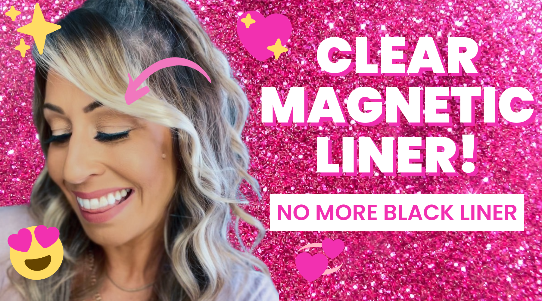 Get That Natural Look: Magnetic Lashes with Clear Liner Made Easy!