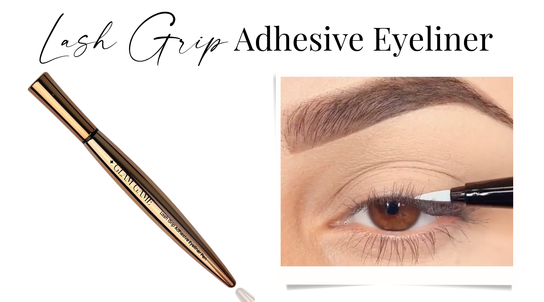 Using Your Lash Grip Adhesive Eyeliner Pen