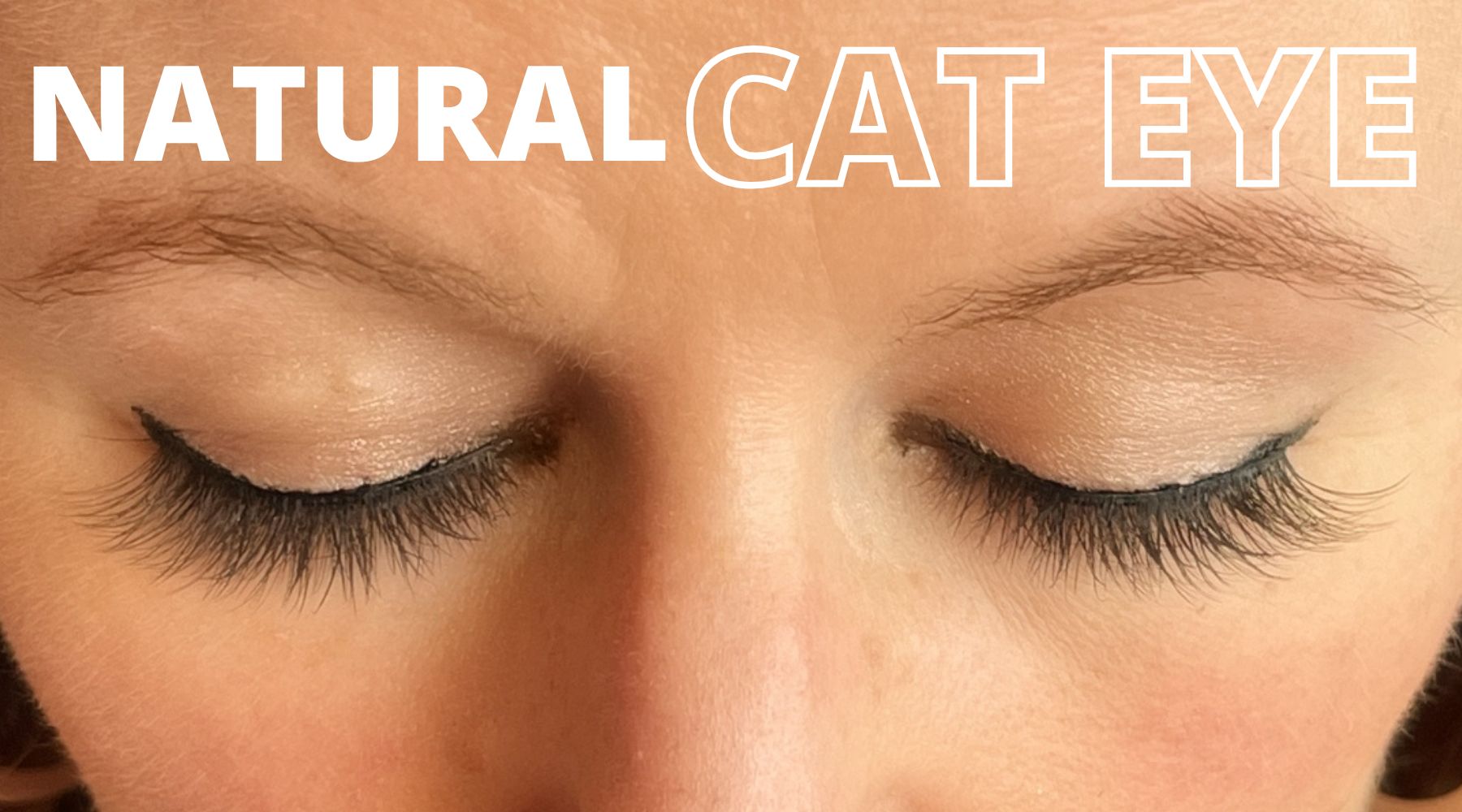 Natural Lash Extensions Look Subtle Cat Eye Magnetic Lashes