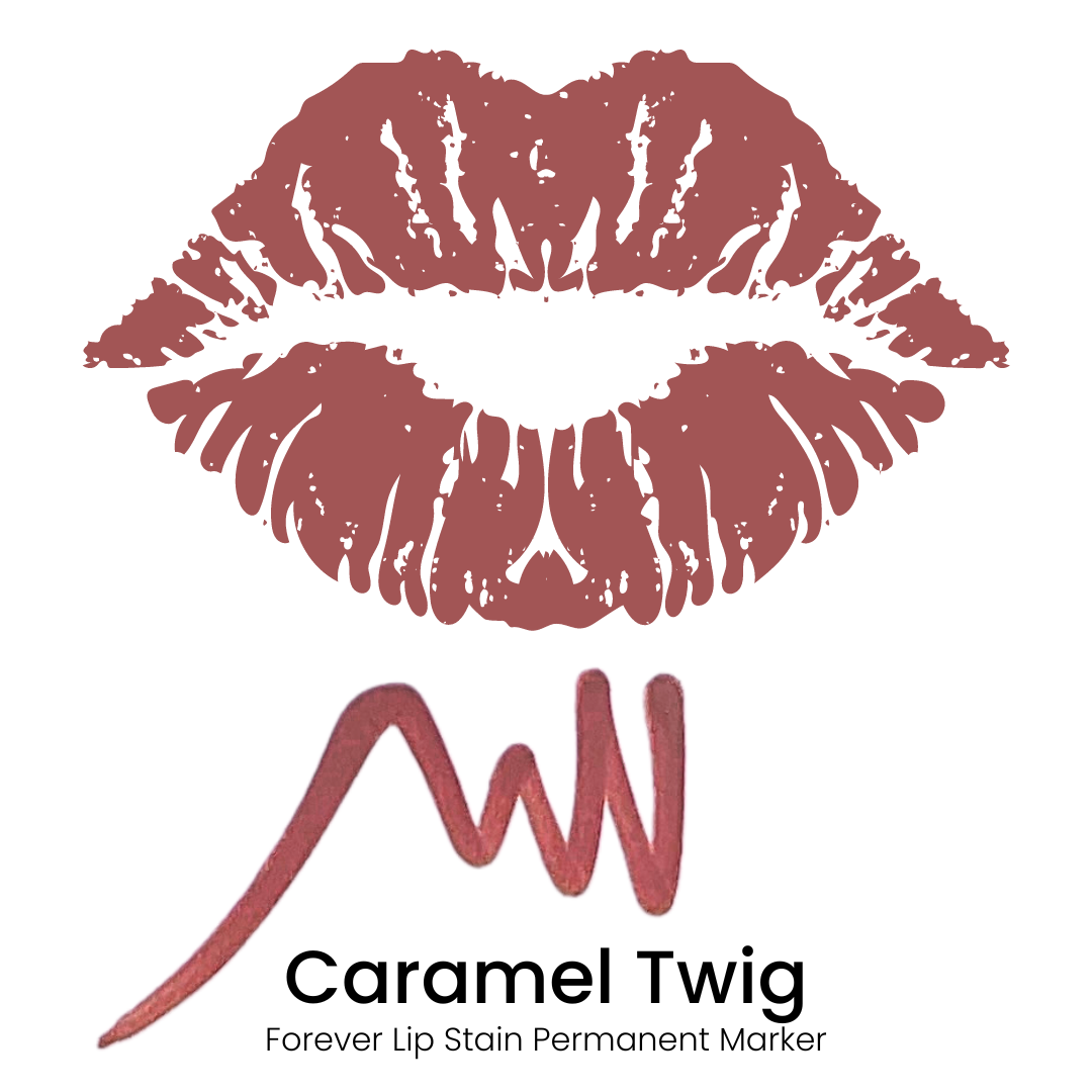 Caramel Twig Forever Lip Stain Permanent Marker Lip Tint for Cheer
