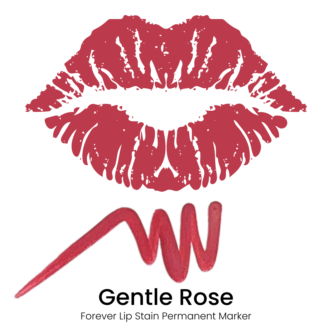 Gentle Rose Forever Lip Stain Permanent Marker Lip Tint for Cheer