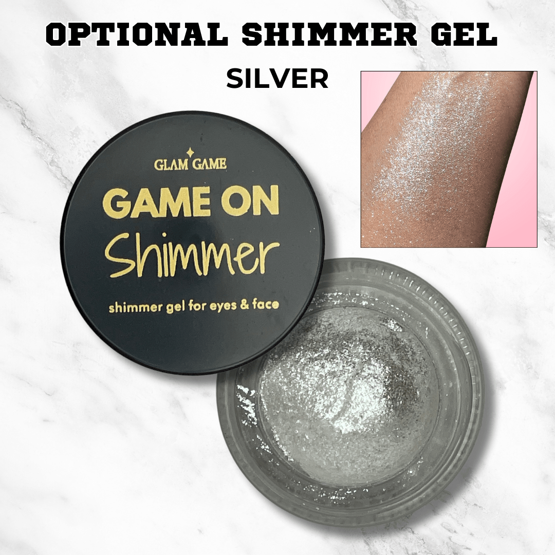 ACX Shimmer Gel - Silver Color - Glam Game Beauty