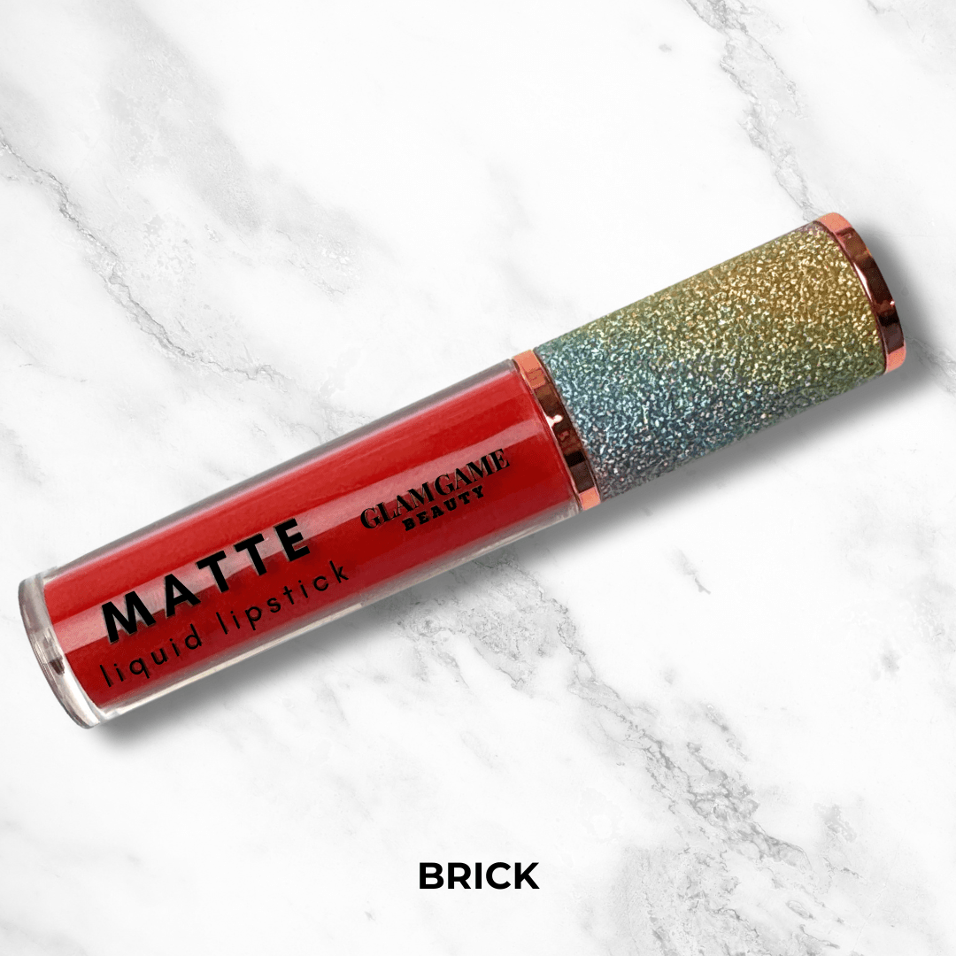 Cheer Matte Liquid Lipstick – Brick Red - Glam Game Beauty