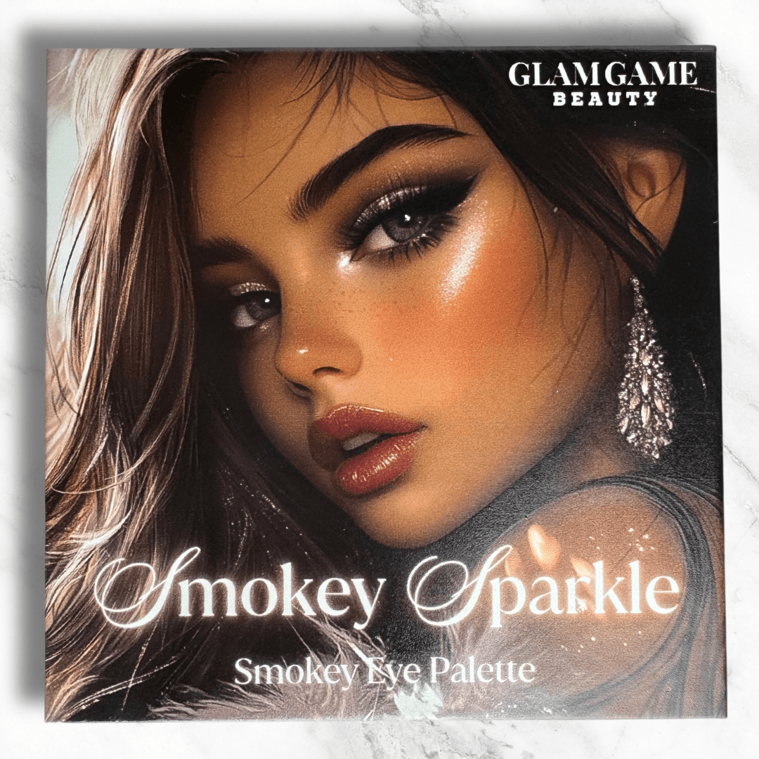 Cheerleader Smokey Eyeshadow Palette – Silver & Grey Glitter & Matte - GlamGameBeauty.com