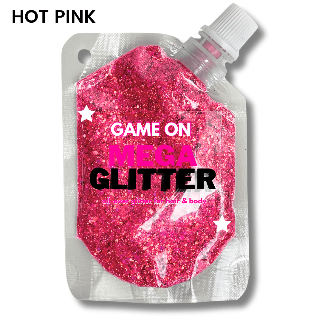 Chunky Glitter for Cheerleaders – Face, Body & Hair | 14+ Colors - GlamGameBeauty.com