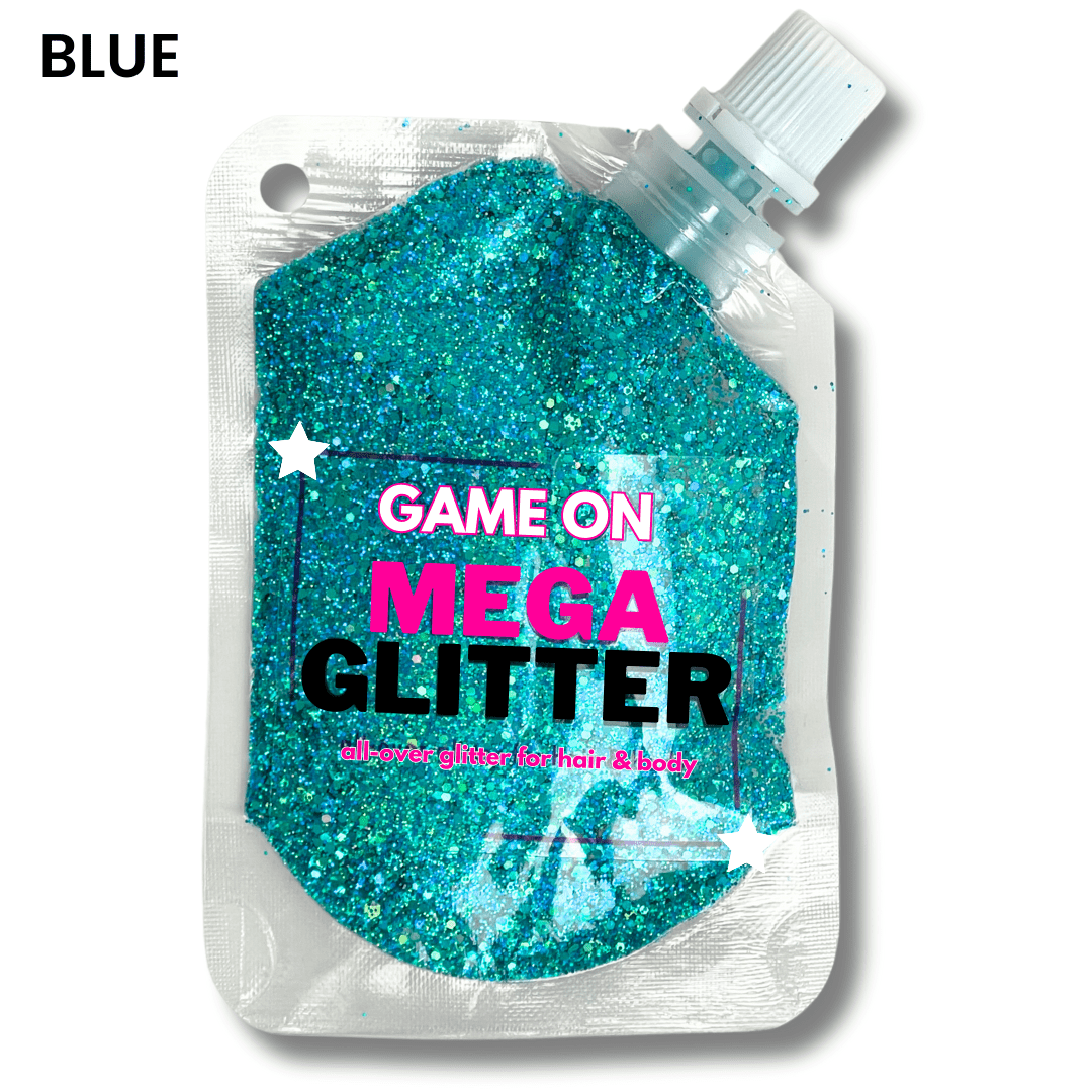 Chunky Glitter for Cheerleaders – Face, Body & Hair | 14+ Colors - GlamGameBeauty.com