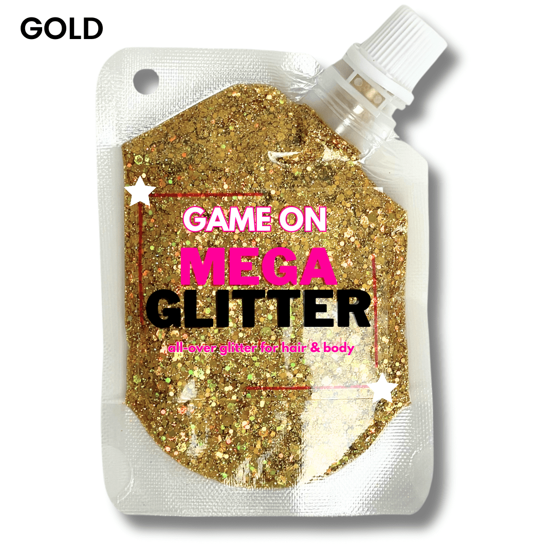 Chunky Glitter for Cheerleaders – Face, Body & Hair | 14+ Colors - GlamGameBeauty.com