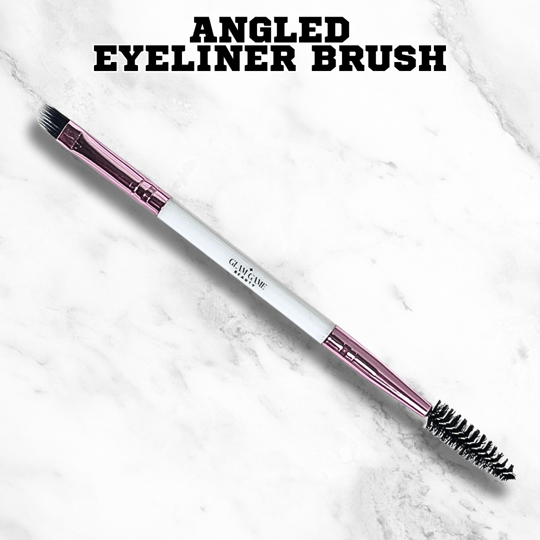 Dual - Ended Angled Brow & Liner Brush - Glam Game Beauty