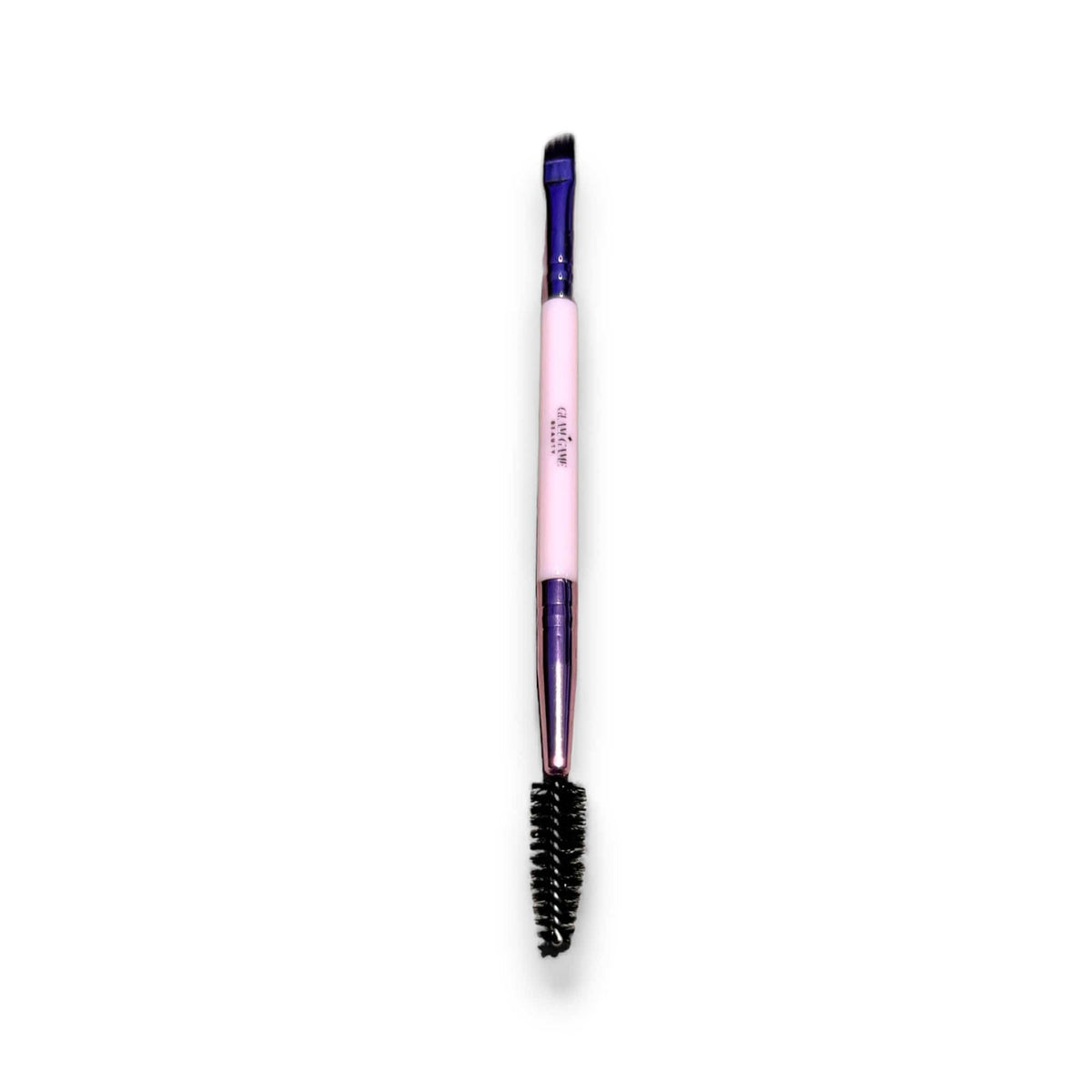 Dual - Ended Angled Eyebrow Brush - GlamGameBeauty.com