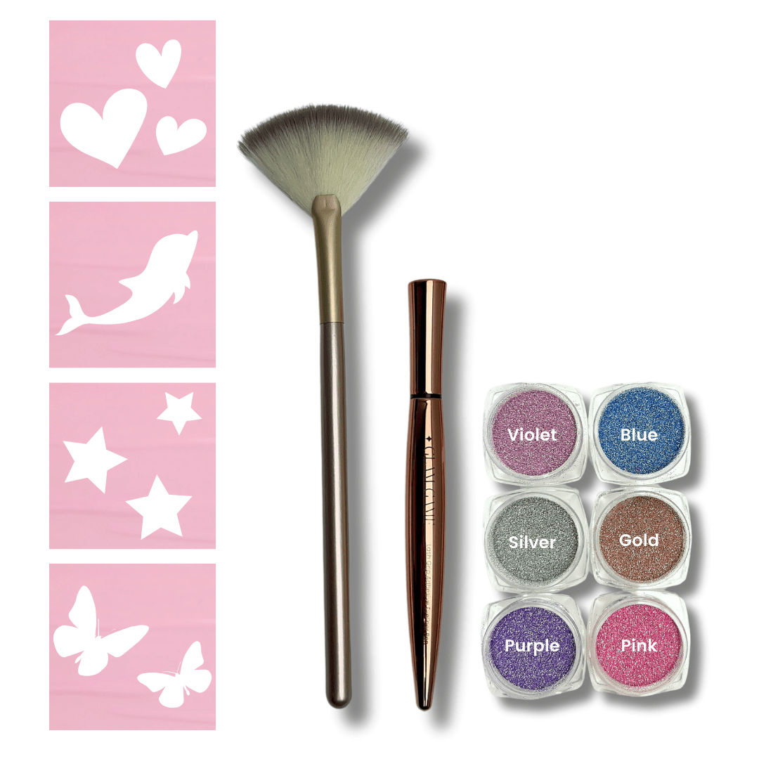 Glitter Tattoo DIY Kit - GlamGameBeauty.com