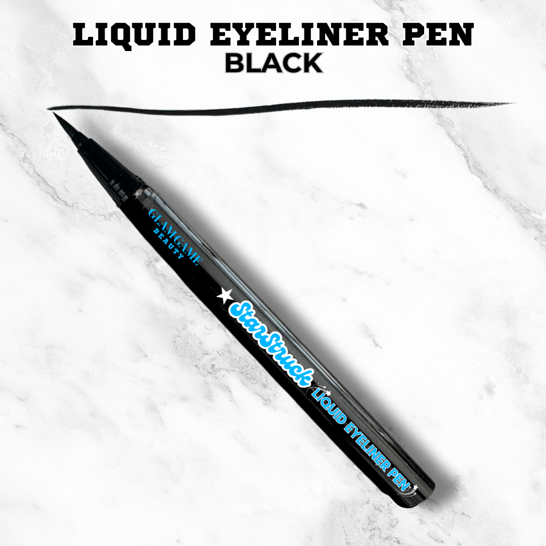 Liquid Eyeliner Pen Felt Tip for Cheer Winged Looks | Starstruck Liquid Eyeliner Pen for Cheer Makeup - Glam Game Beauty