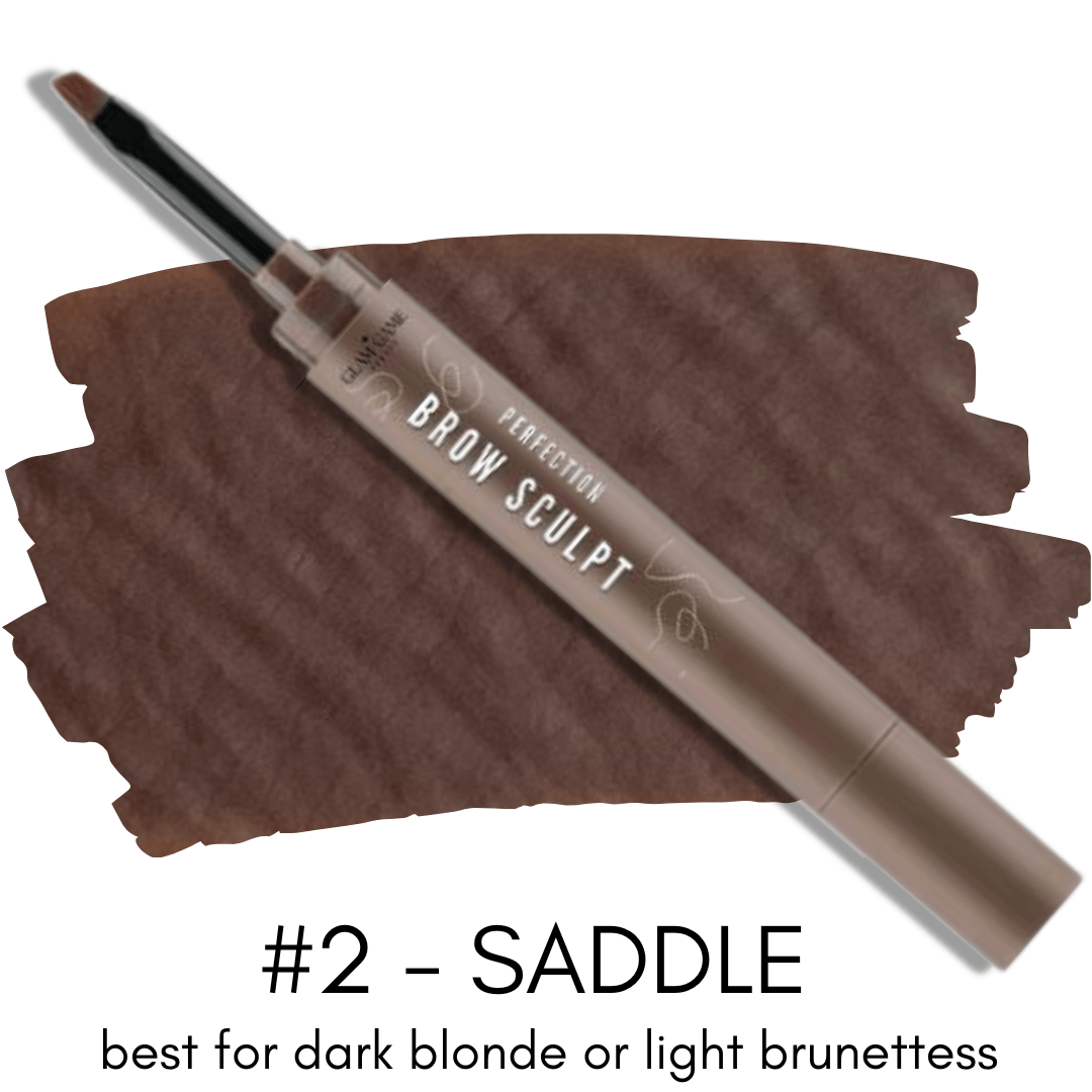 Perfection Brow Sculpt All - in - One Brow Pomade &amp; Angled Brush - GlamGameBeauty.com