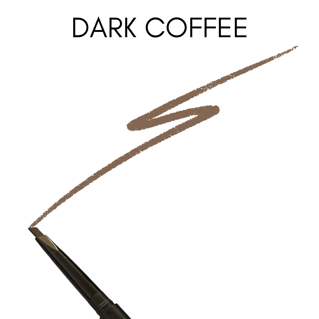 Precision Angled Eyebrow Pencil Self Sharpening in Dark Coffee