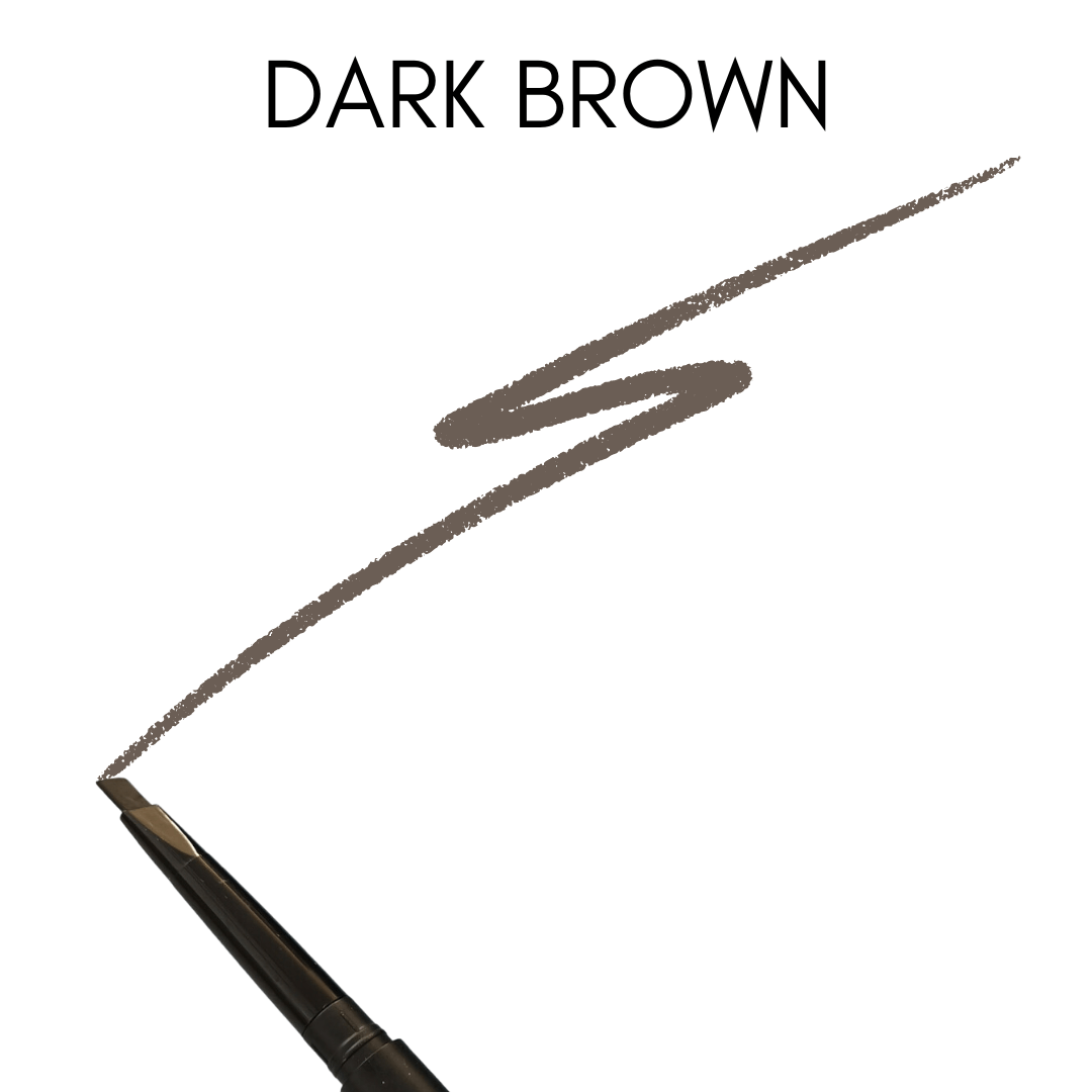 Precision Angled Eyebrow Pencil Self Sharpening in Dark Brown