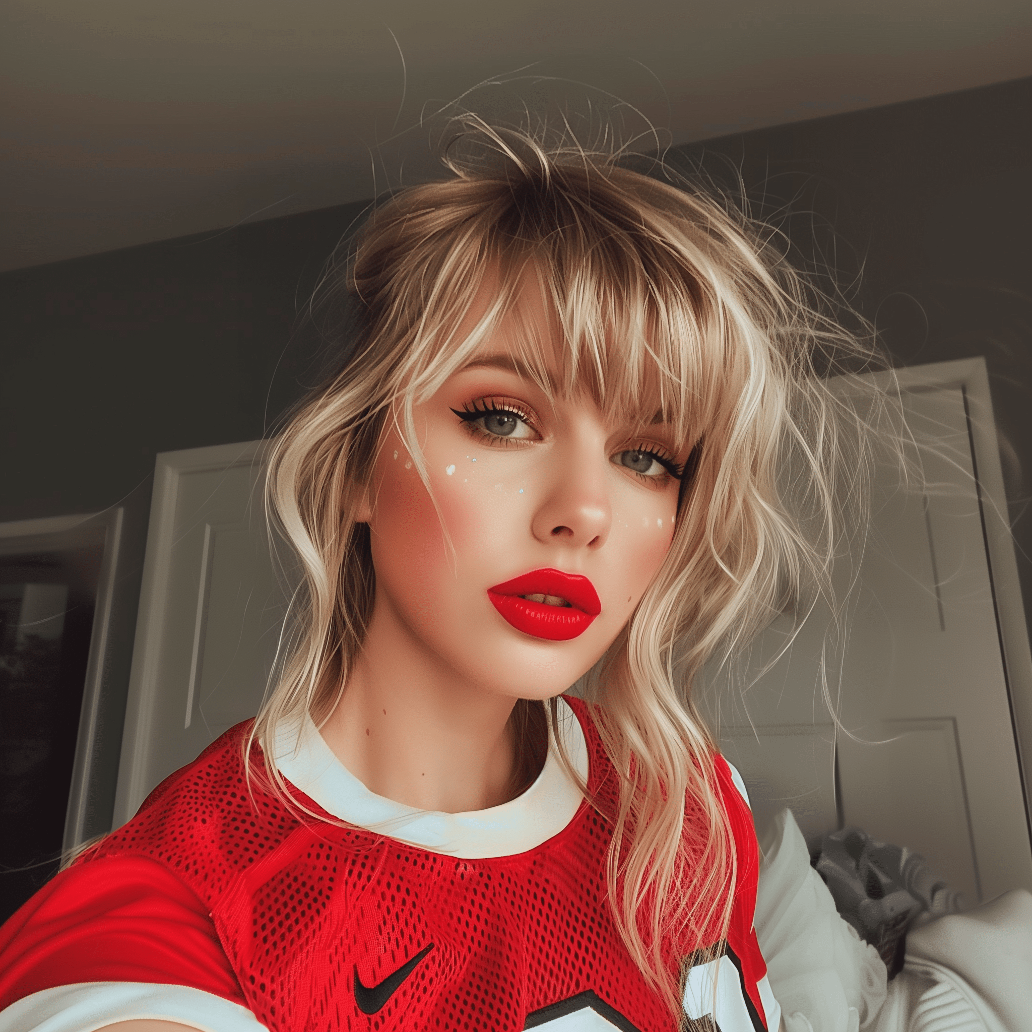 Swiftie Lips - Taylor Swift Red Lips inspired Lipstick - GlamGameBeauty.com