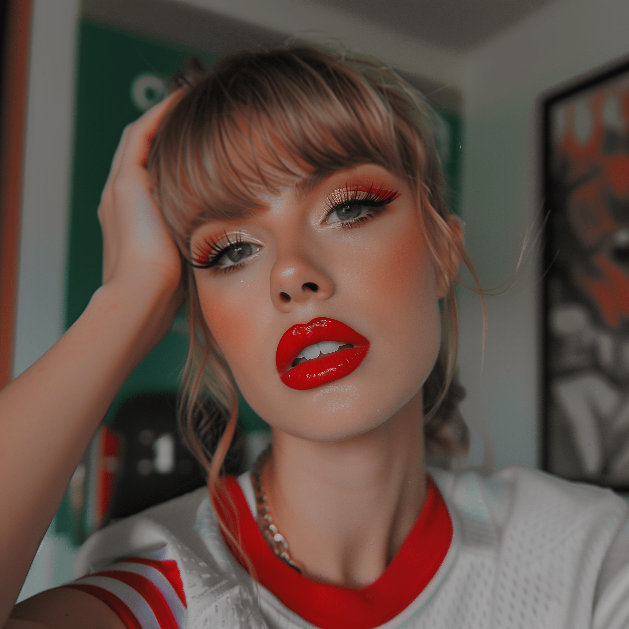 Swiftie Lips - Taylor Swift Red Lips inspired Lipstick - GlamGameBeauty.com