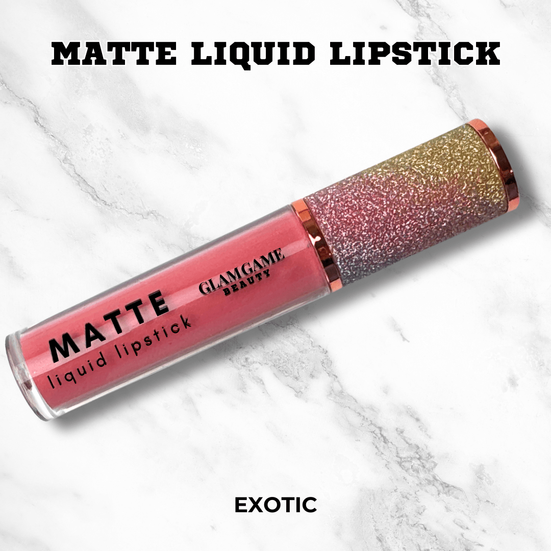 Texas Aces Matte Liquid Lipstick - Exotic Color - Glam Game Beauty