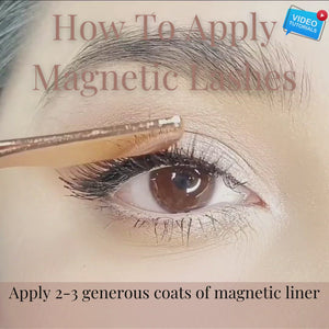 How to apply magnetic lashes