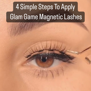 how to apply magnetic eyelashes
