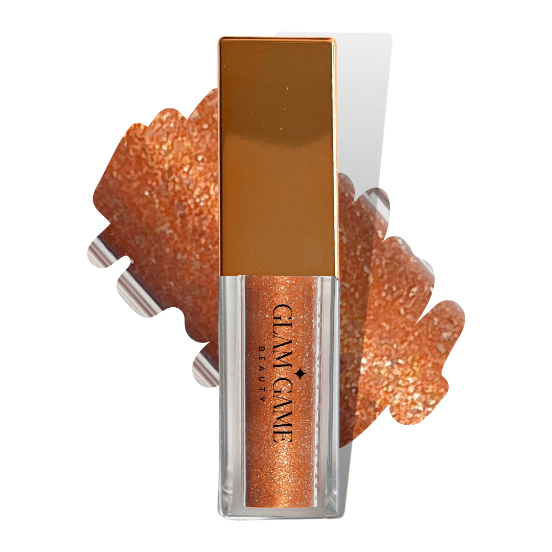 ECE Liquid Glitter Eyeshadow – Bronze Color - Glam Game Beauty