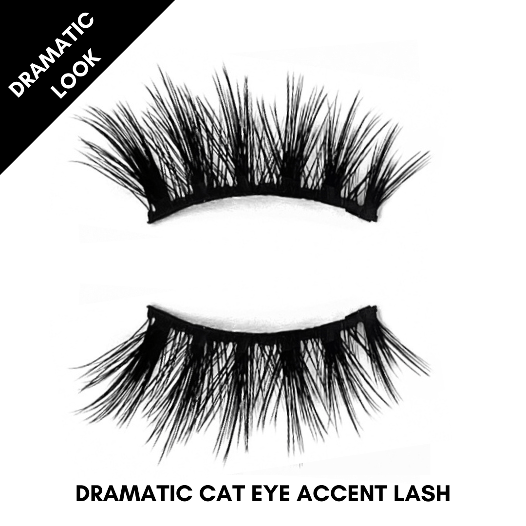 EDITOR LASH Dramatic Magnetic Half Lashes With Liner - GlamGameBeauty.com