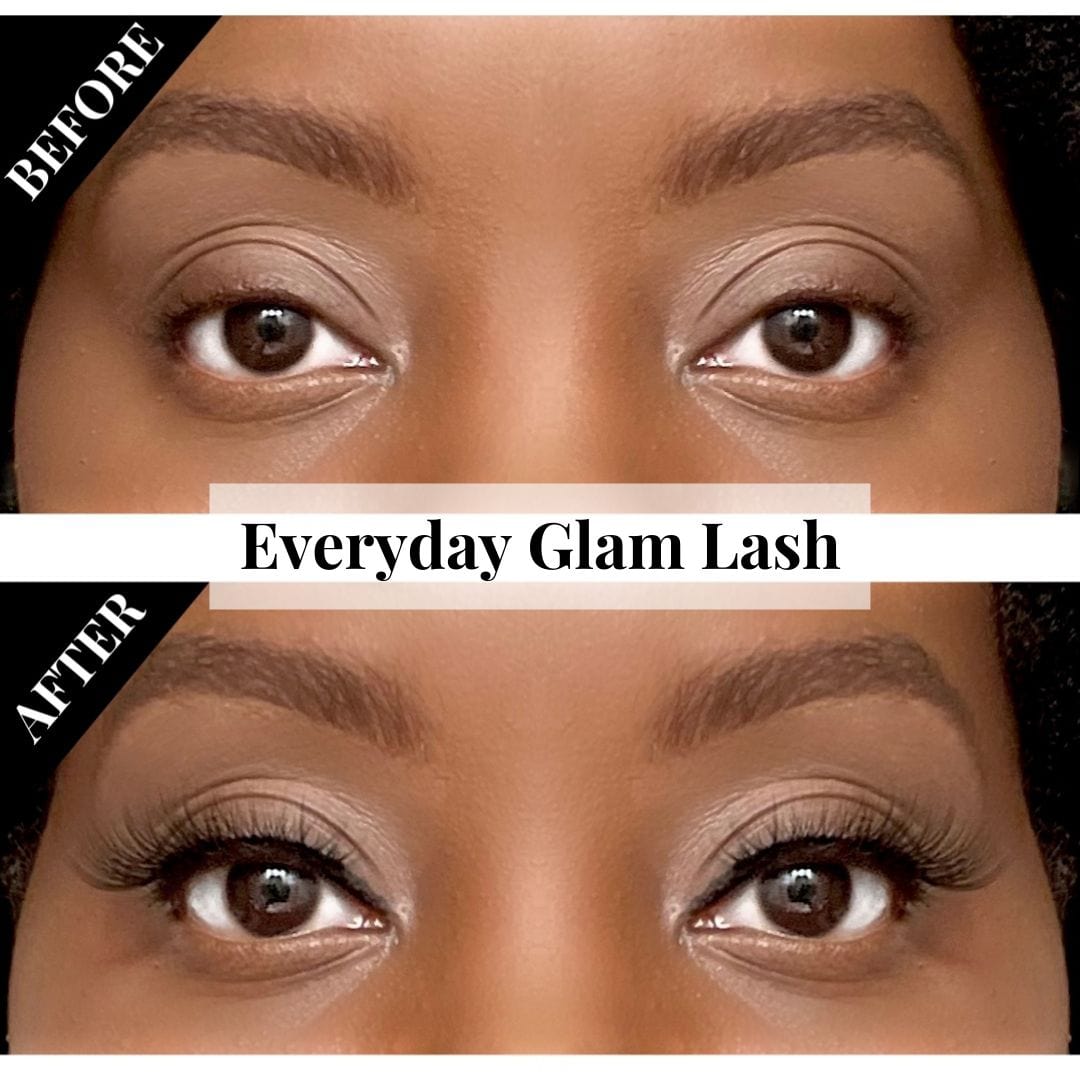 Cat Eye Lashes Magnetic Lashes Big Eyes Everyday Glam Before and After