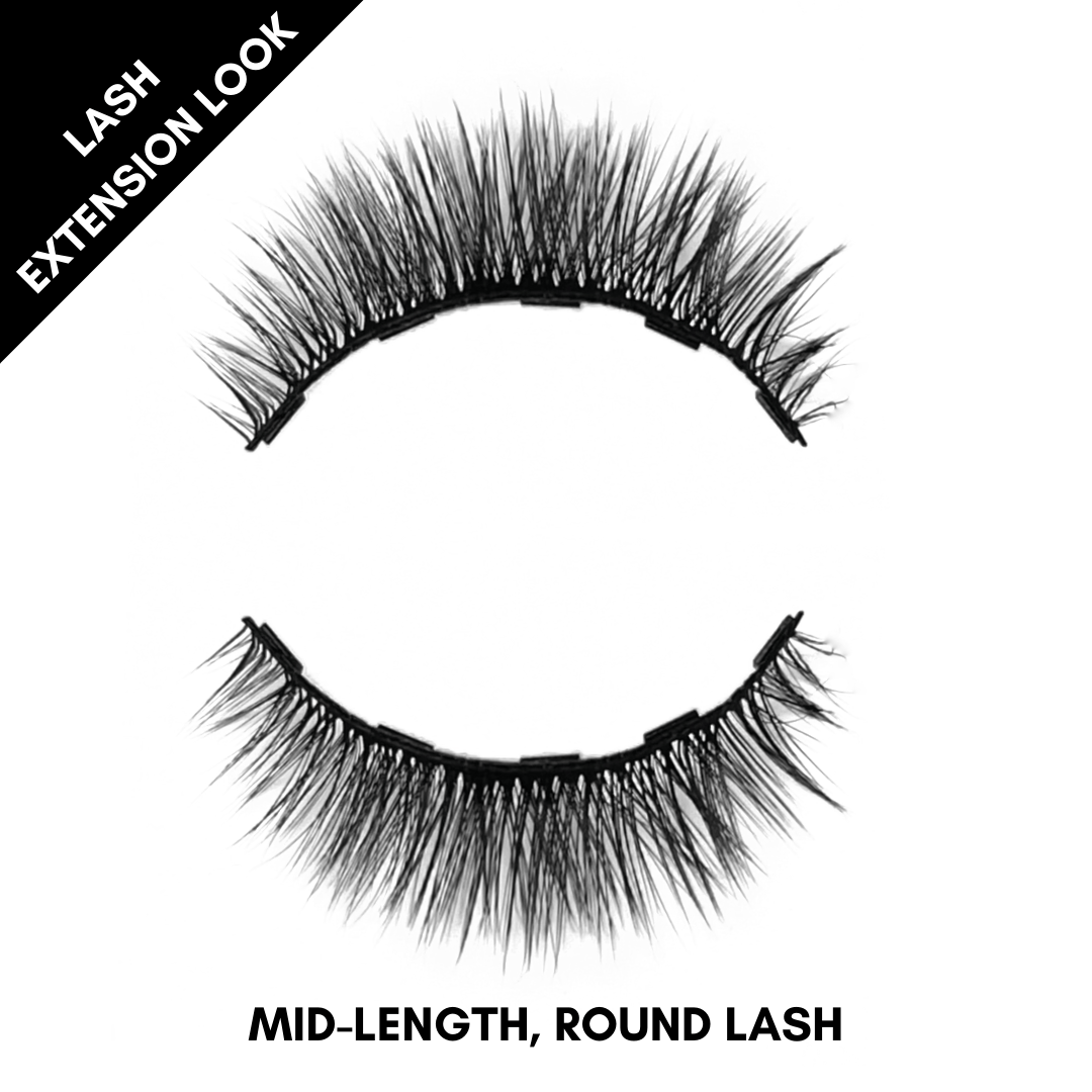 RETRO LASH &amp; LINER Mid - length Magnetic Lashes - GlamGameBeauty.com