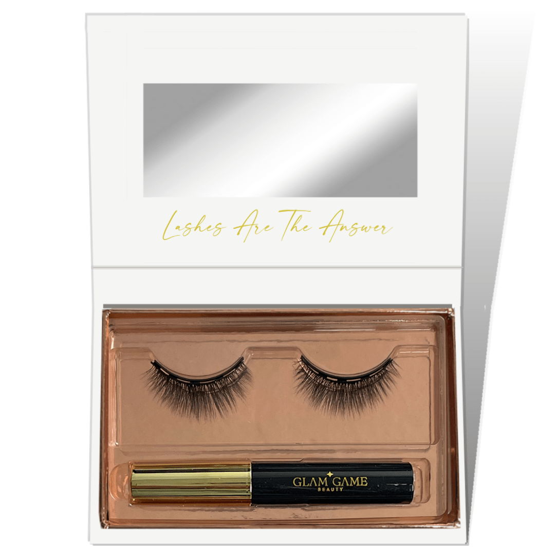 Retro Magnetic Lashes & Liner by Glam Game Beauty